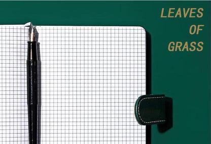 Tropical Leaf Planner - Soft Leather Cover