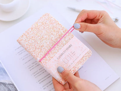A6 Crystal Shining Notebook with Lines