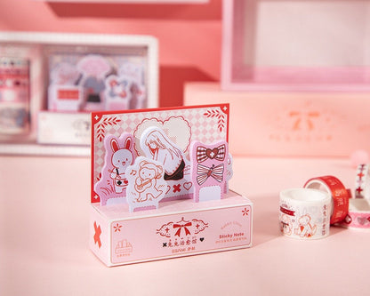 Cute Rabbit Clinic Sticky Notes Set