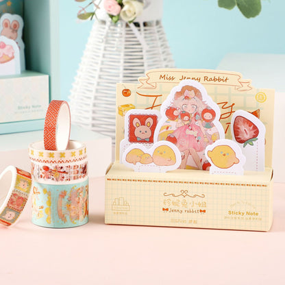 Miss Jenny Rabbit Sticky Notes Set