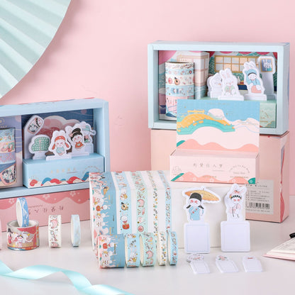 Cute Rabbit Cinema Sticky Notes Set