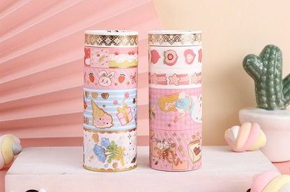 Peach and  Fairy Washi Tape Set