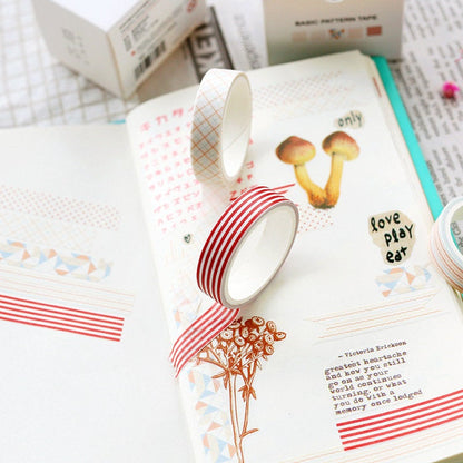 5 Roll Washi Tape Set  5meters