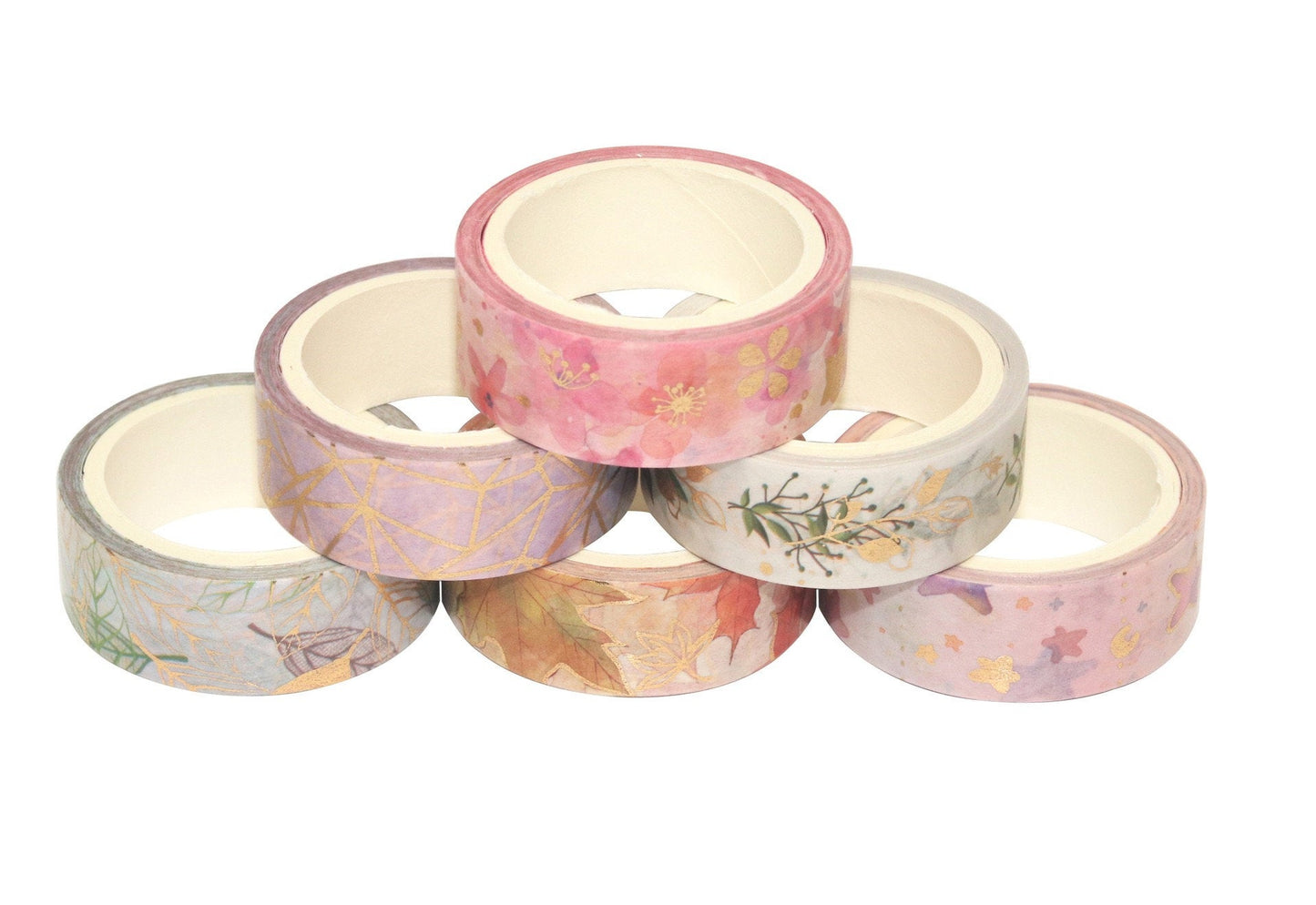 6 Roll Washi Tape Set 5 meters