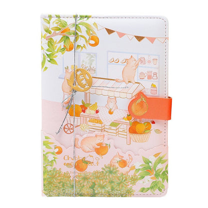 Orange Farm and The Cat Journal With Bookmark