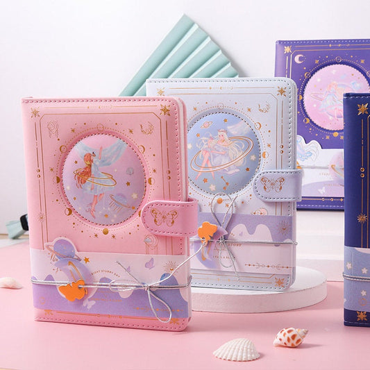 A5 Gold Fairy Planner - Gold Foil Soft Leather Cover