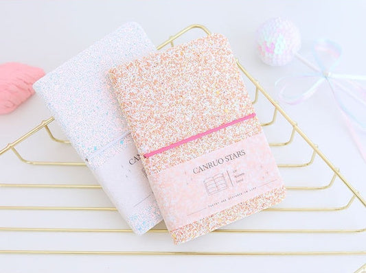 A6 Crystal Shining Notebook with Lines
