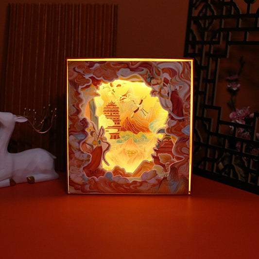 Dunhuang Planner Stickers Set- Lighting Box with Stickers, Planner and more - Birthday Gift - Craft and DIY