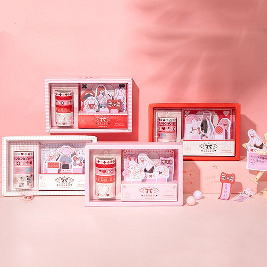 Cute Rabbit Clinic Sticky Notes Set