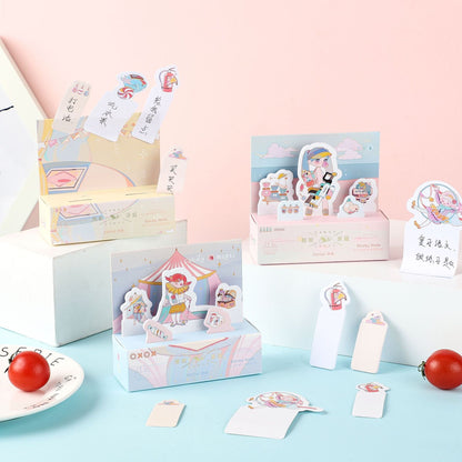 Candy Jam Sticky Notes Set - 5 Rolls Washi Tape