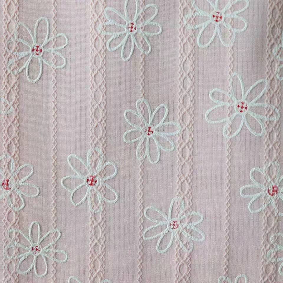 Embroid Sakura Notebook- 180 Pages Loose Leaf A5 Cloth Cover Buckle Journal - Flower Planner- Bullet Journal - Craft DIY Stationery