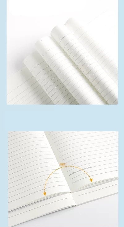 Fashion Notebook with Magazine Style Cover - B5 80 Pages with Lines - Hone Deco Magazine Journal Planner Calendar - Craft DIY Stationery