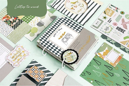 Designed Paper -  Journaling Supplies, Scrapbook Paper Supplies for Writing, Drawing, Aesthetic Decorative Stationery Paper for Scrapbooking