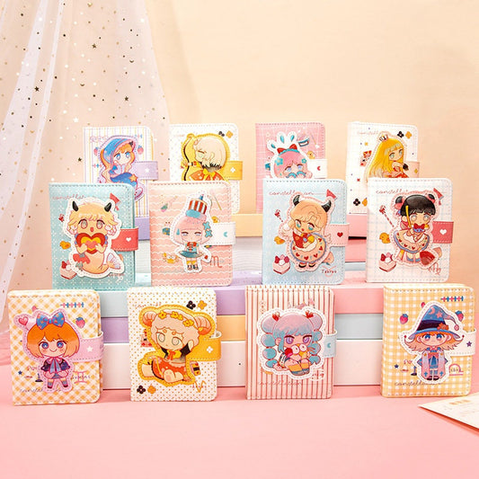 Cute Zodiac Notebook with Designed Pages-A6 224 Pages Soft Leather Cover-Constellation Star Sign Magnetic Buckle Notebooks  - Bullet Journal