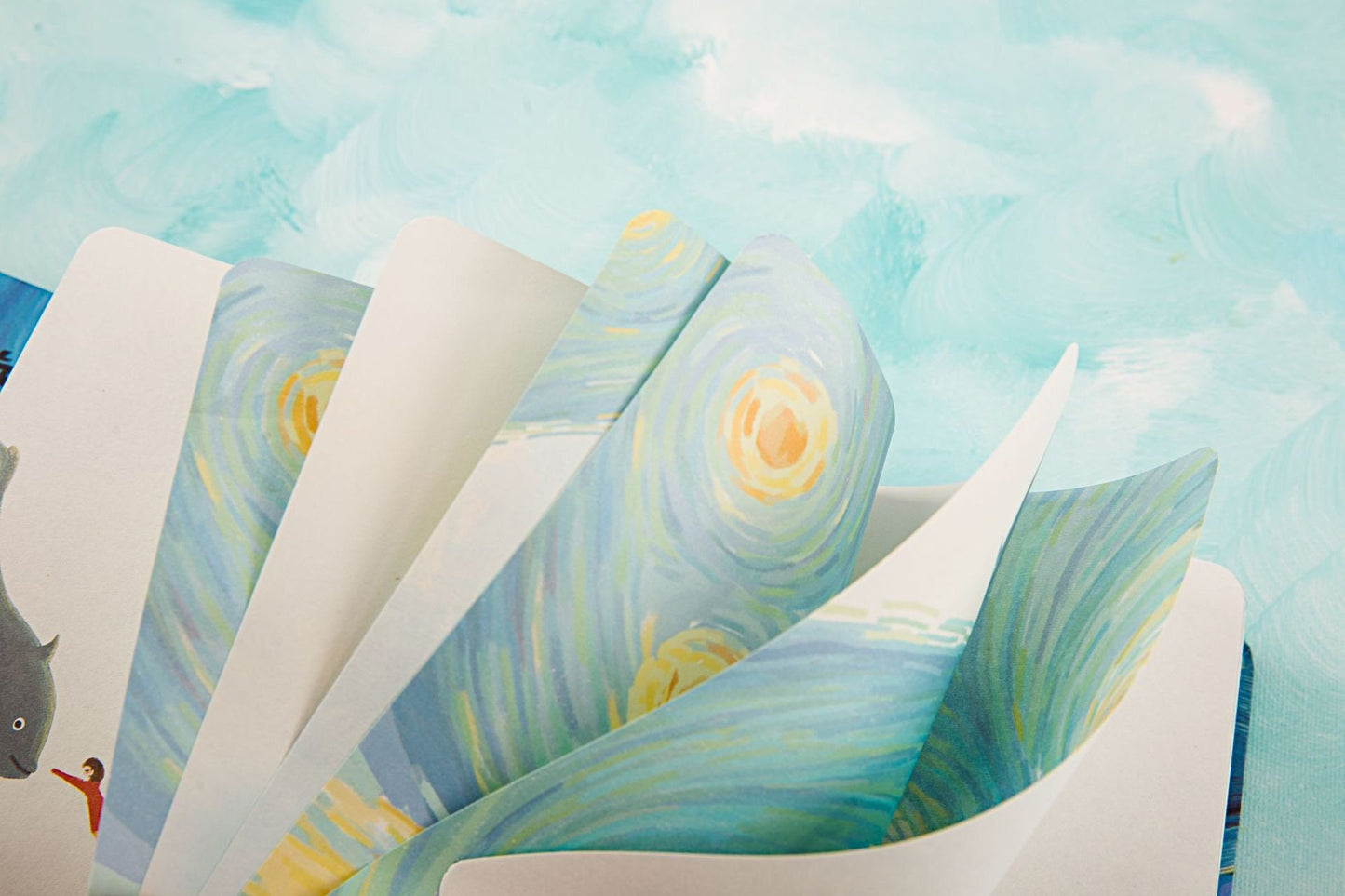 The Big Whale in the Sea Journal - Hard Cover with Magnet Buckle Notebooks - Cute Pattern - A5 cute notebooks - Bullet Journal