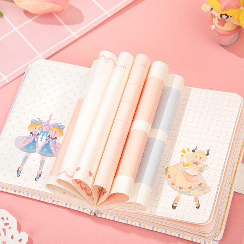 Cute Zodiac Notebook with Designed Pages-A6 224 Pages Soft Leather Cover-Constellation Star Sign Magnetic Buckle Notebooks  - Bullet Journal