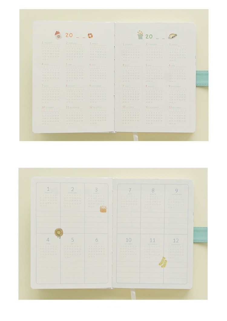 Eternal Summer Journal - 224 Pages Soft Leather Cover Planner- A5 magnetic buckle notebooks  - Bullet Journal with lines or dots