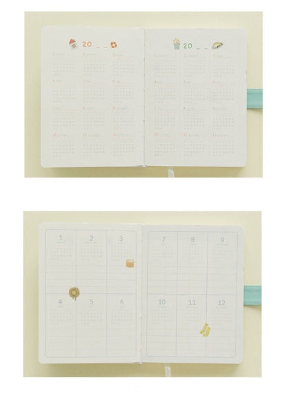 Eternal Summer Journal - 224 Pages Soft Leather Cover Planner- A5 magnetic buckle notebooks  - Bullet Journal with lines or dots
