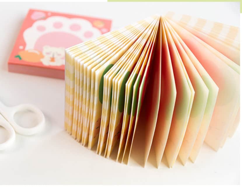 Cute Cartoon bear daily life Memo Pad - Write Message on Notes Decorative Notepad - Note paper Memo Stationery Office Supplies
