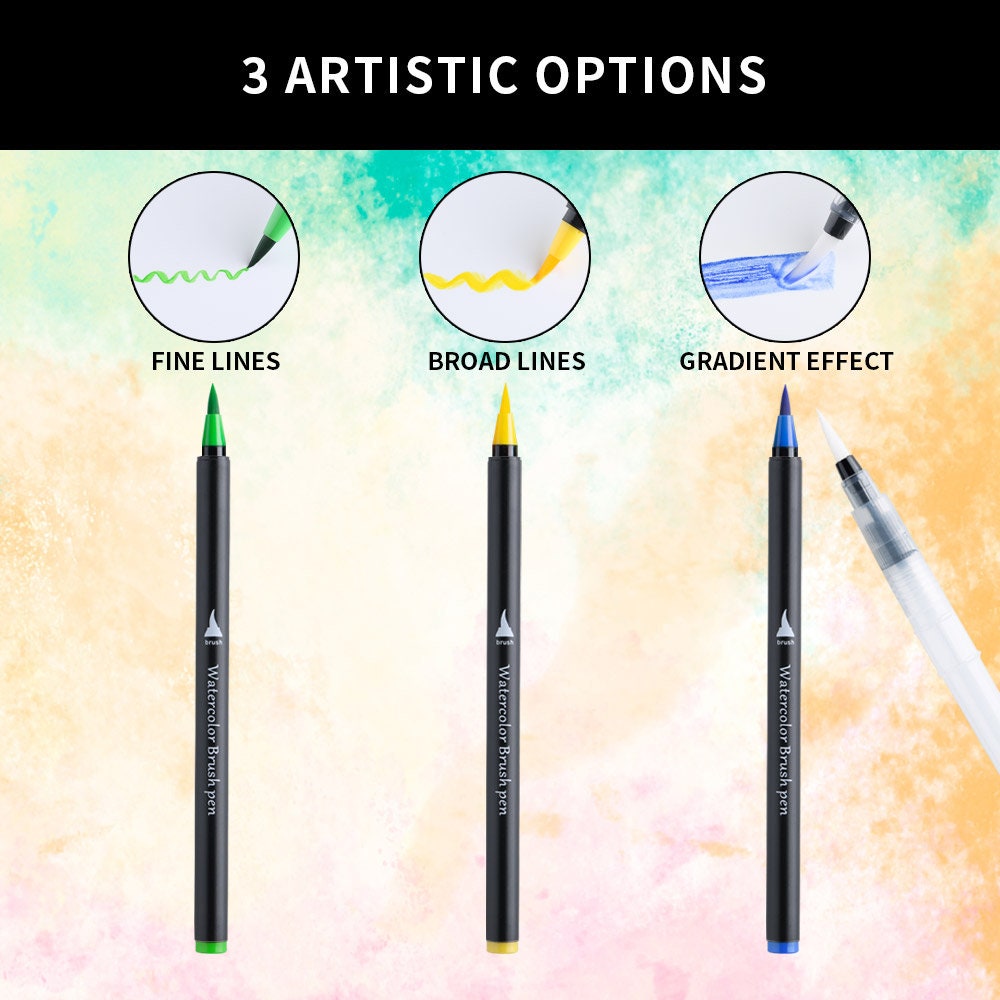Watercolor Brush Marker 12 Color