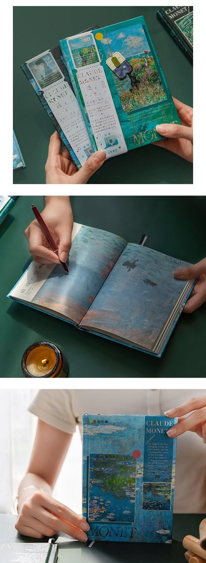 Light and Shadow Prologue Notebook with Bookmark and 3D Page -196 Pages A5 magnetic buckle Notebooks with hard Cover - Bullet Journal DIY