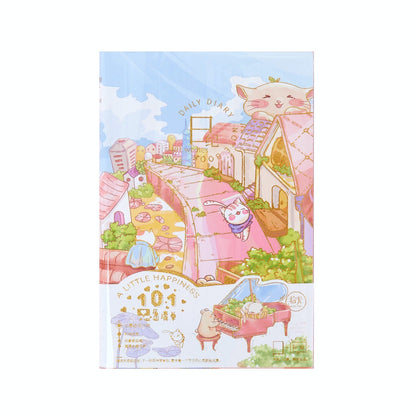 Elf's Adventure Journal with Crystal Transparent Cover - 192 Pages A5 Diary Cute Notebooks - Bullet Journal DIY Planner