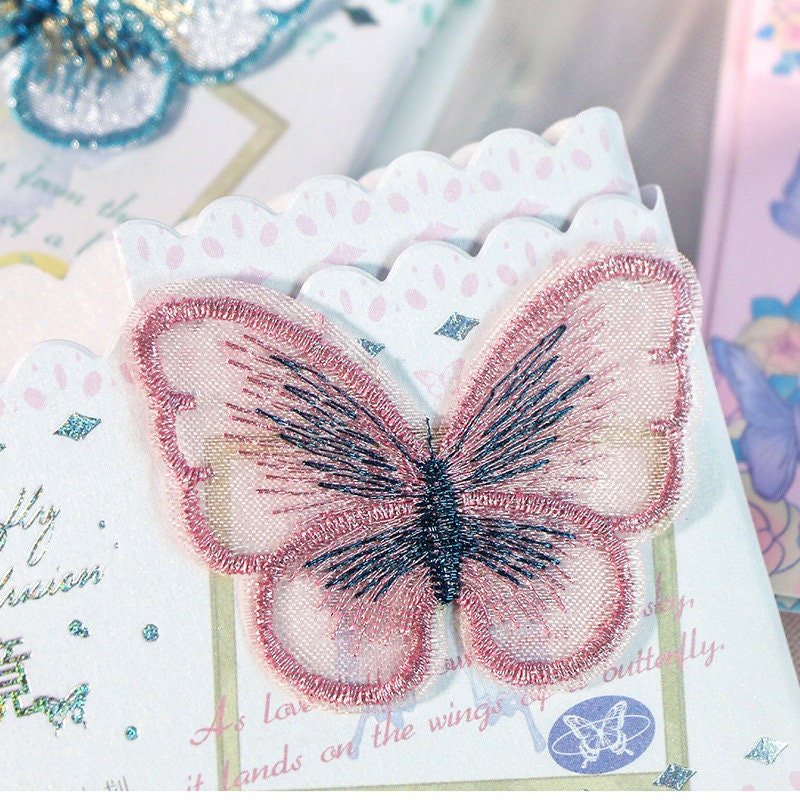 Butterfly Fairyland Journal with Bookmark and 3D Page - Soft Leather Cover Planner- 224 Pages A5 magnetic Buckle Notebooks - Bullet Journal