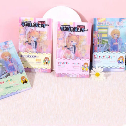 Campus Stars Stickers Set with multiple Designs - Fashion Girl Stickers for Planner, Decoration and more - Craft and DIY