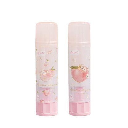 Peach Paper Glue Stick, Scented Glue Stick, Cute Glue Stick, Peach Scent Glue Stick, School, Office, Craft Supplies, 1 pc