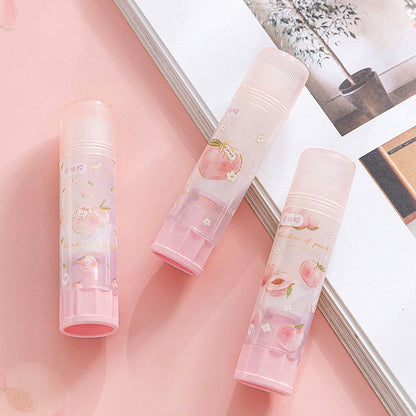 Peach Paper Glue Stick, Scented Glue Stick, Cute Glue Stick, Peach Scent Glue Stick, School, Office, Craft Supplies, 1 pc