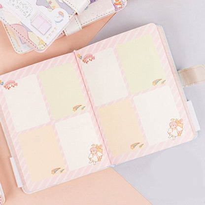 Girl's Sweet Dream Journal - Soft Leather Cover Planner- 216 Pages A5 magnetic buckle notebooks - Bullet Journal with lines or dots-Notebook
