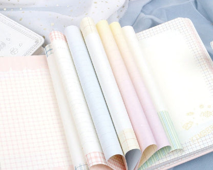 Anime Girl Journal - Soft Leather Cover Planner- 216 Pages A5 magnetic buckle notebooks - Bullet Journal with lines or dots-Notebook