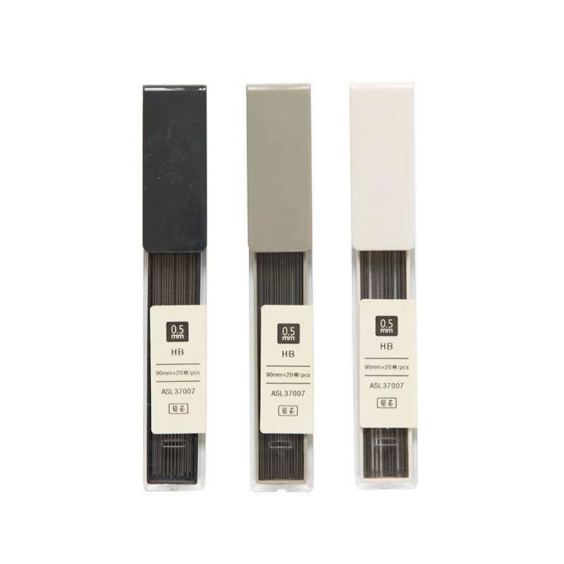 0.5mm Mechanical Pencil Refill - One Pack 20 Minimalist Pencil Refill - Office Pen - Student Stationery Office Supplier