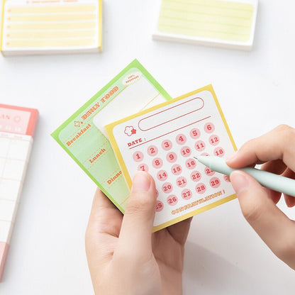 Good Life Sticky Notes Set Planner - 320 Post Notes for Daily Plan, Weekly Plan, Task List, Calendar - Craft and DIY