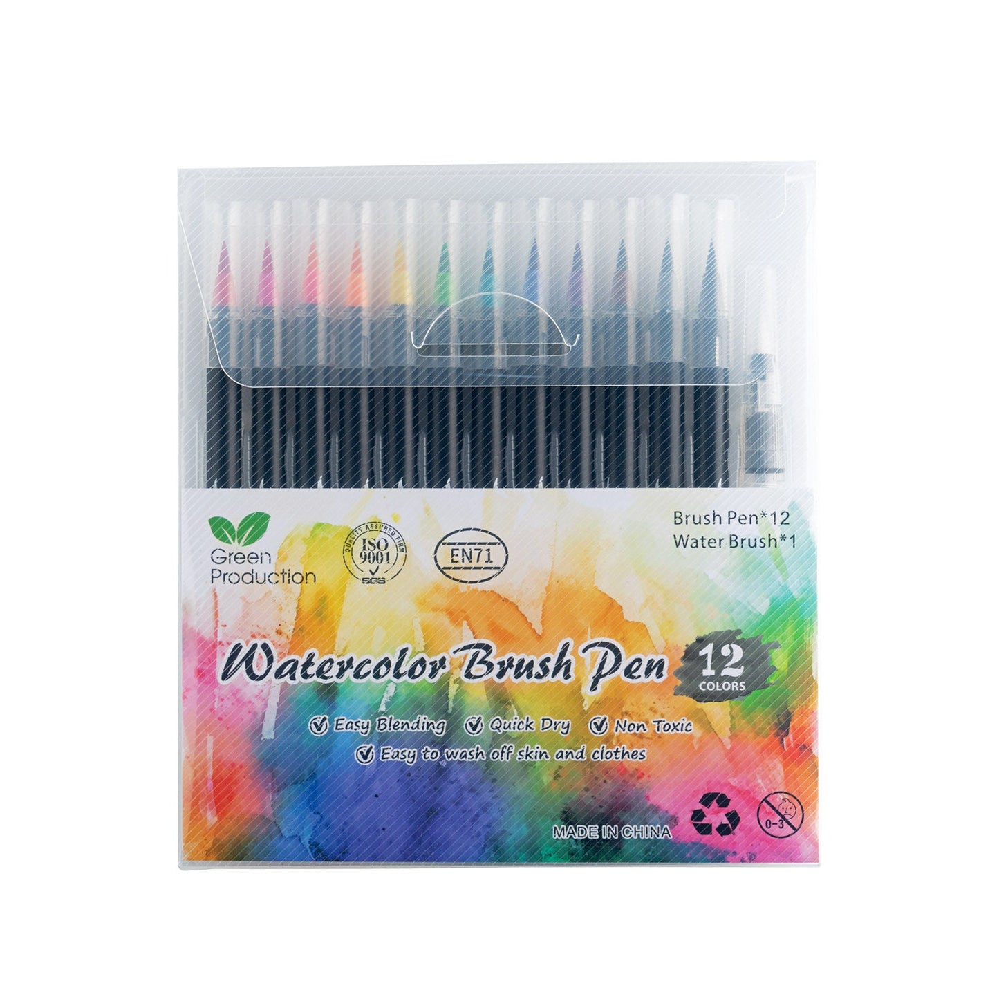 Watercolor Brush Marker 12 Color